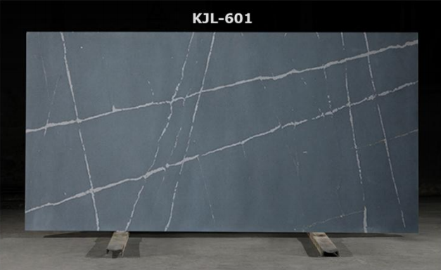 Grey Marble Looking Quartz Countertops With White Veining suppliers
